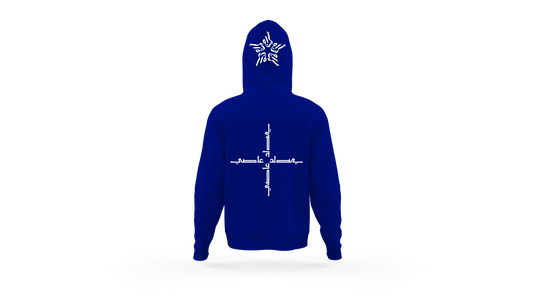 Blue Arabic Hoodie